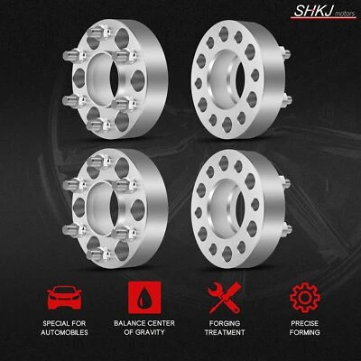 (4) 1.5" Wheel Spacers 6X5 12X1.5 For Chevrolet Trailblazer 2003 2004 2005 Envoy - Image 1 of 4