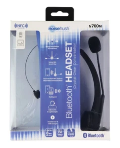 NoiseHush N700M Bluetooth Single Ear Headset & Mic - Black - Picture 1 of 3