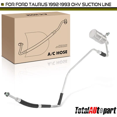 Acumulador de aire acondicionado con conjunto de manguera para Ford Taurus 1992 1993 OHV línea de succión Foto 1 de 4