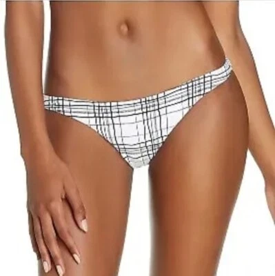 Новый Dolce Vita клетку мираж бикини плавать низ размер США средний новый с Ярлыками черный белый - Изображение 1 из 2