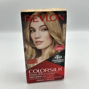 Revlon Colorsilk Salon Quality Hair Color + Shine 71 Golden Blonde - Picture 1 of 3