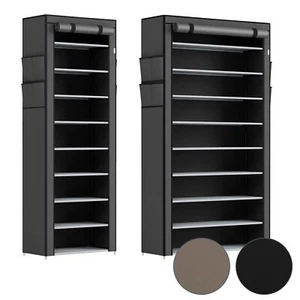 Schuhschrank Schuhregal Schuhaufbewahrung Bezug geschlossen Schuhe Paare Juskys® - Bild 1 von 17