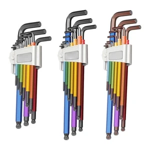 Screwdriver Set Pcs Wear Resistant Ergonomic Handle Design Pcs L Types - Picture 1 of 17
