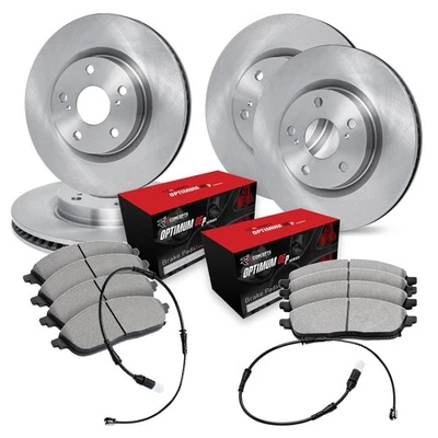 For Porsche 944 83-86 R1 Concepts Front & Rear Brake Kit w Optimum Pads - Image 1 of 2