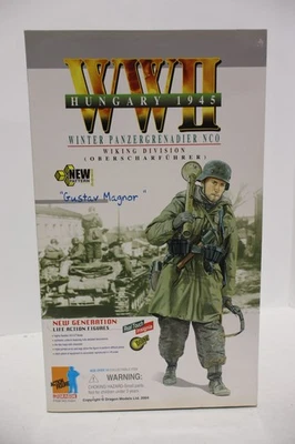Dragón 1/6 Segunda Guerra Mundial Alemán Gustav Magnor Invierno Panzergrenadier Hungría 1945 Foto 1 de 4