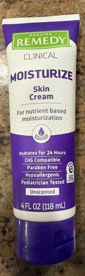 Medline Remedy Clinical Skin Cream 4oz Tube, Unscented - Image 1 of 2