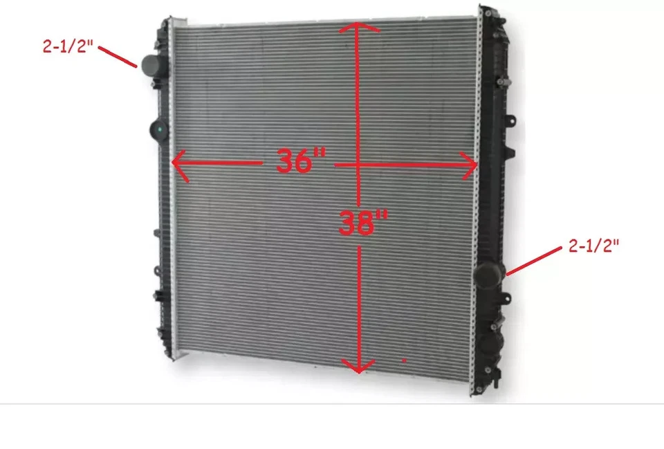 Aluminum Radiator For 2002-2007 Freightliner Century FLD Sterling 9500 Foto 1 de 1