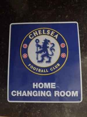LETRERO DE VESTUARIO DE CASA CHELSEA (nuevo, producto original con licencia) Foto 1 de 2