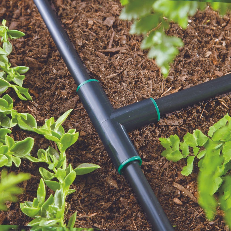 Camiseta Raindrip 347G00UB Plástico Negro 60 PSI Compresión Goteo Riego 1/2 pulgada Foto 1 de 1