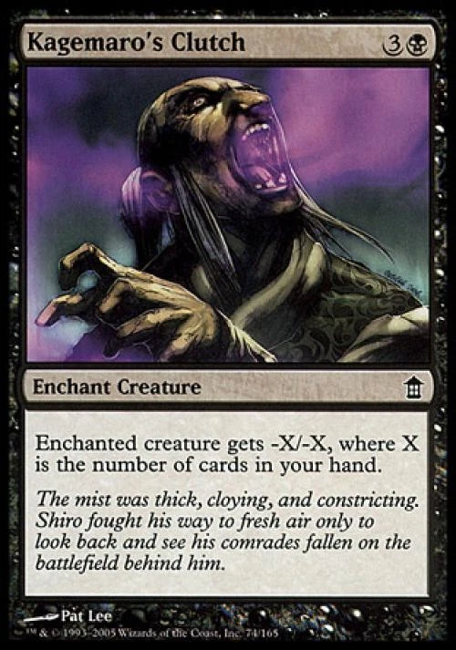 Kagemaro's Clutch - Medium Play MTG Saviors of Kamigawa - Image 1 of 1