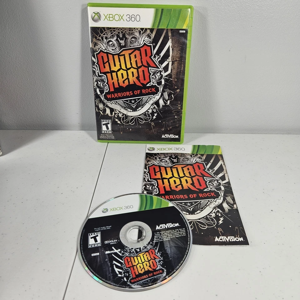 Guitar Hero: Warriors of Rock (Microsoft Xbox 360, 2010) bonito disco en caja original  Foto 1 de 1
