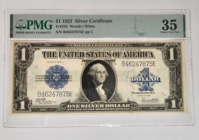 (LD) $1 1923 Silver Certificate  Fr#238 Woods/White - Image 1 of 4