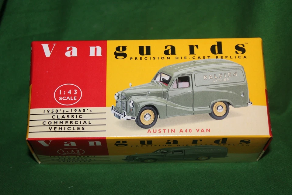 LLEDO VANGUARDS AUSTIN A40 VAN RALEIGH CYCLES LIVERY 1/43 #VA3009 - Image 1 of 1