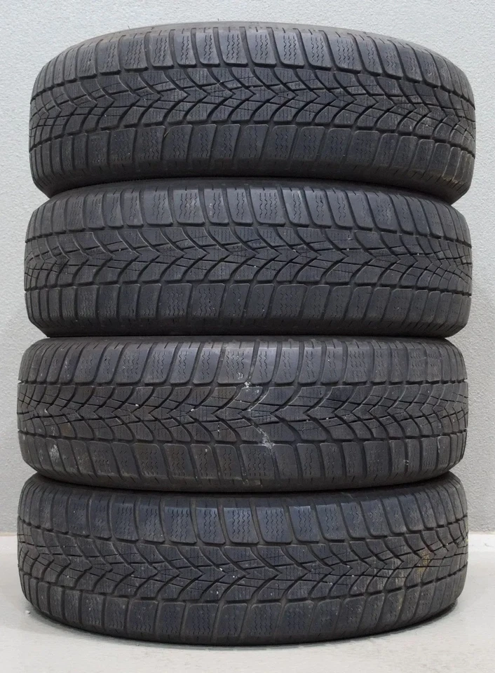 4x Dunlop SP WinterSport 4D * 195 65 R16 92H M+S Winterreifen DOT21 P224P - Bild 1 von 4