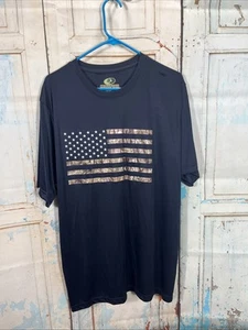 Camisa camuflada Mossy Oak bandera americana talla XL para hombre manga corta - Imagen 1 de 6