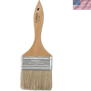 Langlebige 3 Zoll Wildschweinborsten Gebäckbürste mit Holzgriff - Ideal zum Beschichten - Bild 1 von 2