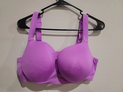 Sujetador Lane Bryant Cacique Espalda Suave Ligeramente Forrado Balconette Púrpura 40DD Foto 1 de 4