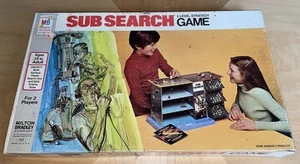 Juego de mesa de estrategia de 3 niveles Sub Search 1973 vintage de Milton Bradley sin instrucciones - Imagen 1 de 8