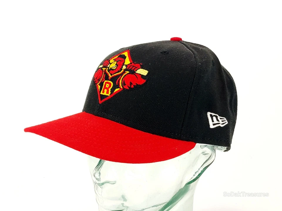 Sombrero ajustado Rochester Red Wings 7 5/8 negro New Era 100 % lana Foto 1 de 4