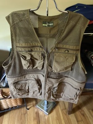 Fishing Hiking Vest Mesh 16 Pockets Photography Quick Dry Waistcoat Size XXL - Image 1 of 3