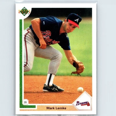 1991 Upper Deck - Mark Lemke #419 - Atlanta Braves - Image 1 of 2