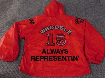 Vintage Charles River Jacket Mens 2XL Red Delta Iota Kappa Psi FAMU Pullover 90s - Image 1 of 4