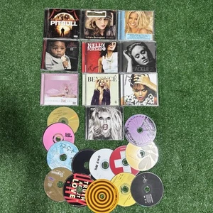 Large 2000s CD Lot Untested Some Loose Taylor Swift Lil Wayne Adele Beyonce J1 - Picture 1 of 9