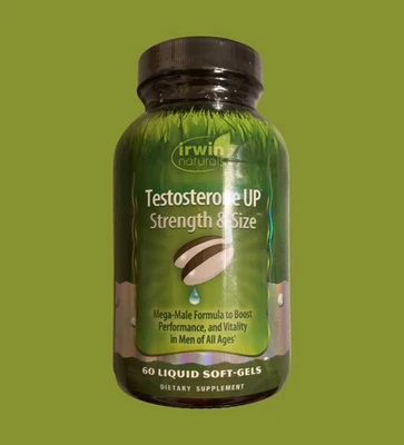 Cápsulas blandas líquidas Irwin Naturals testosterona fuerza y tamaño 60 caducidad 01/2027 Foto 1 de 4