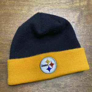 Pittsburgh Steelers Skully Hat Knit Cap Womens Rhinestone Accents - Picture 1 of 7