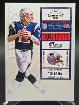 Tom Brady 2010 Playoff Contenders boleto de temporada #58 invest goat hof mvp tb12 Foto 1 de 4