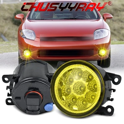 Yellow Bumper LED Fog Light Driving Lamp For MITSUBISHI ECLIPSE 2006-2012 - Изображение 1 из 4