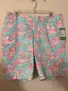 NEU MIT ETIKETT LILLY PULITZER RESORT URLAUB SOMMER SPASS HIP MOD GELD LOBSTAH ROLLEN 12 - Bild 1 von 18