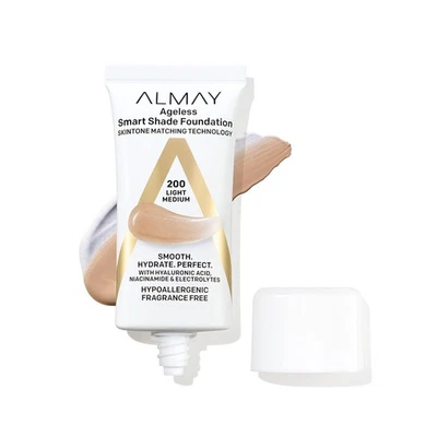 Almay Anti-Aging Foundation, Smart Shade 1 Fl Oz (Pack of 1), LIGHT MEDIUM  - Image 1 of 4