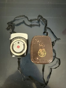 Vintage GE General Electric PR-1 Light Exposure Meter w/ case untested - Picture 1 of 6