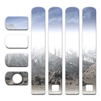 8 peças Guarnição de maçaneta de porta luxuosa FX cromada (SS) adequada para 2007-2008 Nissan Maxima - Imagem 1 de 4