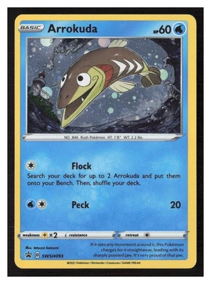 Arrokuda SWSH: Sword & Shield Promo Cards #SWSH093 Pokemon - Image 1 of 2