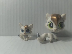 LPS Littlest Pet Shop #45-46 Lulu Foxley & Reynard Brillo Hasbro - Imagen 1 de 2