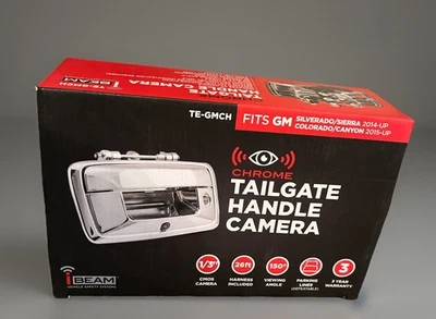 IBEAM  te-gmch CHROME Tailgate Handle camera Chevy Silverado/GMC Sierra 2014-17 - Image 1 of 4