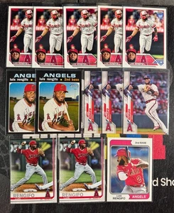 LUIS RENGIFO ~ 13x MLB Topps Baseball Card Lot [Los Angeles Angels] - Picture 1 of 1