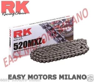 RK CATENA TRASMISSIONE 520MXZ4 ARGENTO 120 MAGLIE HUSABERG FX CROSS COUNTRY 450 - Foto 1 di 1