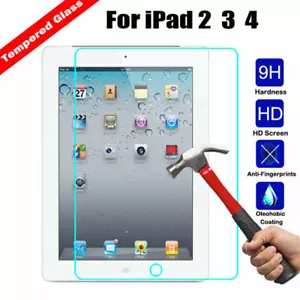 For Apple iPad Pro Air Mini 9H Premium Real Tempered Glass Screen Protector Flim - Picture 1 of 23