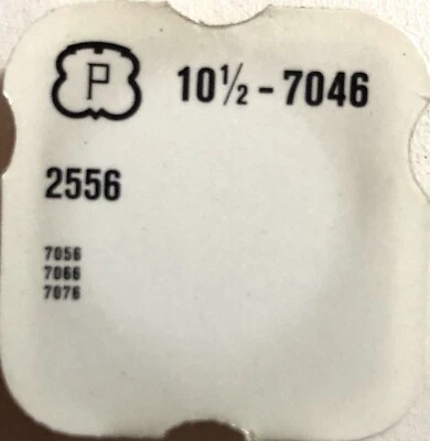 Peseux Cal. 7046 Ref. 2556 Vintage Watch Part Replacement 7056 7057 7066 7076 - Image 1 of 2