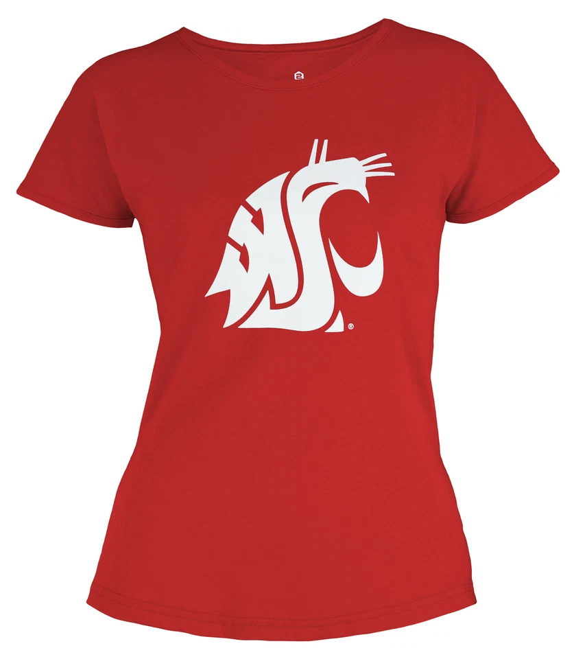 Camisa Outerstuff NCAA Jóvenes Niñas Washington State Cougars Dolman Logo Primario Foto 1 de 1