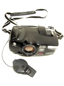 Vintage Black MINOLTA FREEDOM ZOOM 105i 35MM CAMERA w/ 35-105mm f/4 AF Zoom Lens - Picture 1 of 7