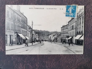 CPA 92 CHAVILLE - La Grande Rue - Foto 1 di 2