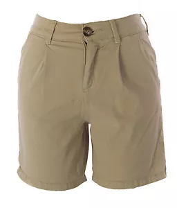 TOPSHOP pantaloncino donna sabbia cotone tinta unita con tasche 14H32Y taglia US 4 nuovo senza etichette - Foto 1 di 3