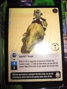 STAR WARS CCG JEDI KNIGHTS CARD MINT/N-MINT 1ST DAY 72C COM ST-103 SABBAC PLAYER - Picture 1 of 2
