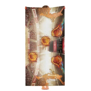 Basketball Beach Towel High Absorbent Quick Dry 30"x60" Birthday Gift - Picture 1 of 8