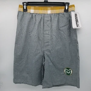 Sideline Apparel Colorado State University Rams Size Medium Checkered Shorts NWT - Picture 1 of 8