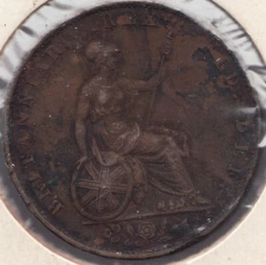 1831 - Great Britain - William IIII - Copper ½ Penny Coin - Superfleas - EF-AU - Picture 1 of 2